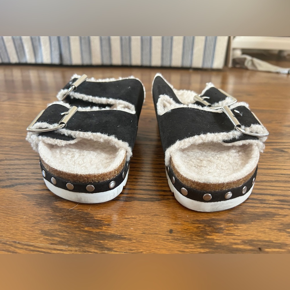 NEW Steven New York Sandals Bug Buckle Double Strap Womens Size 8.5 Platform 90s - Picture 6 of 9